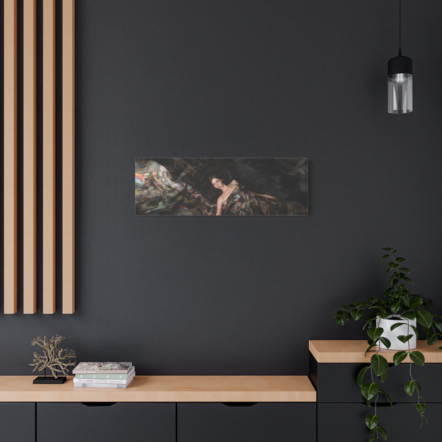 Silent Cascade Canvas Print