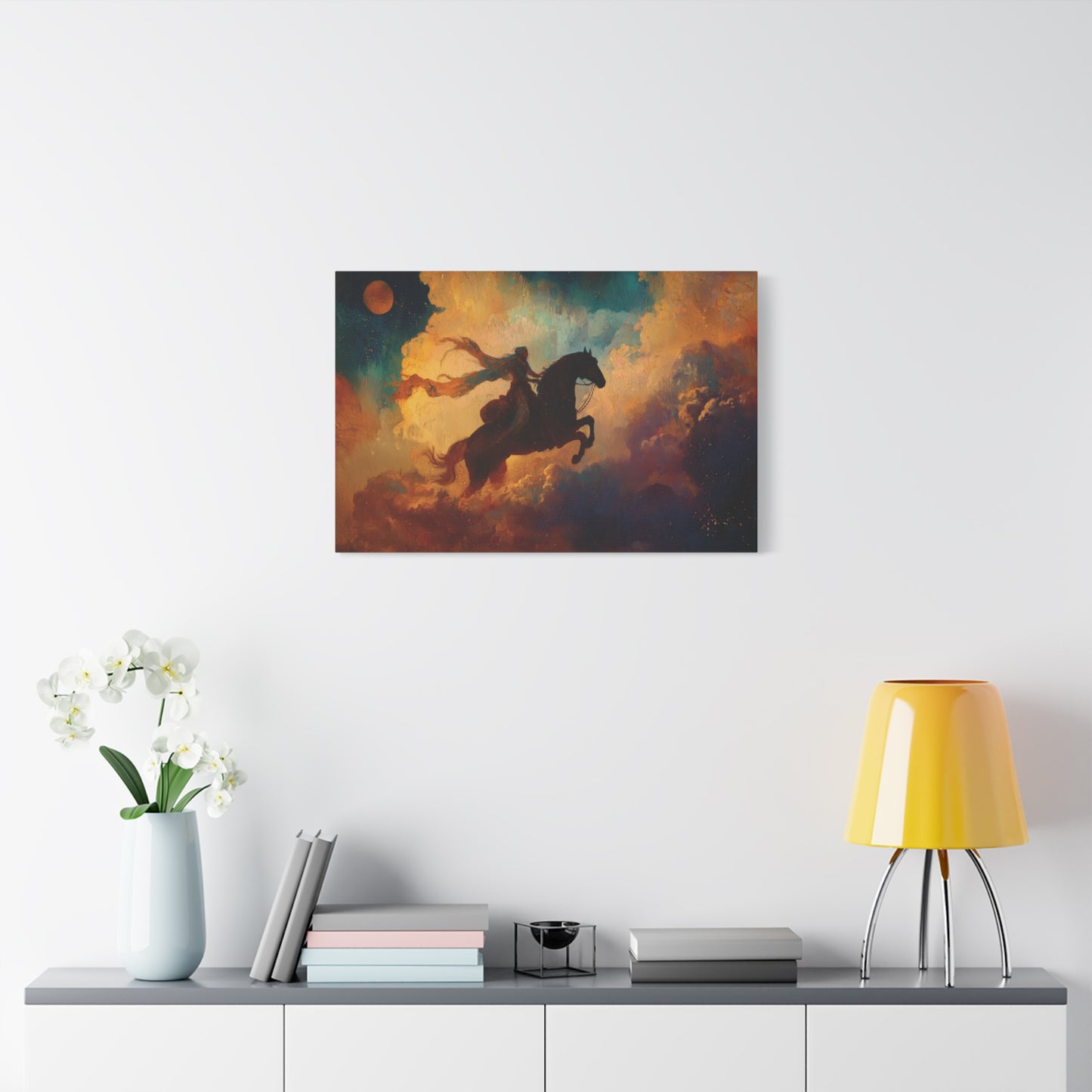 Rider of Dawn Canvas Print