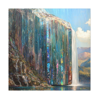 Abyssal Cascade Canvas Print