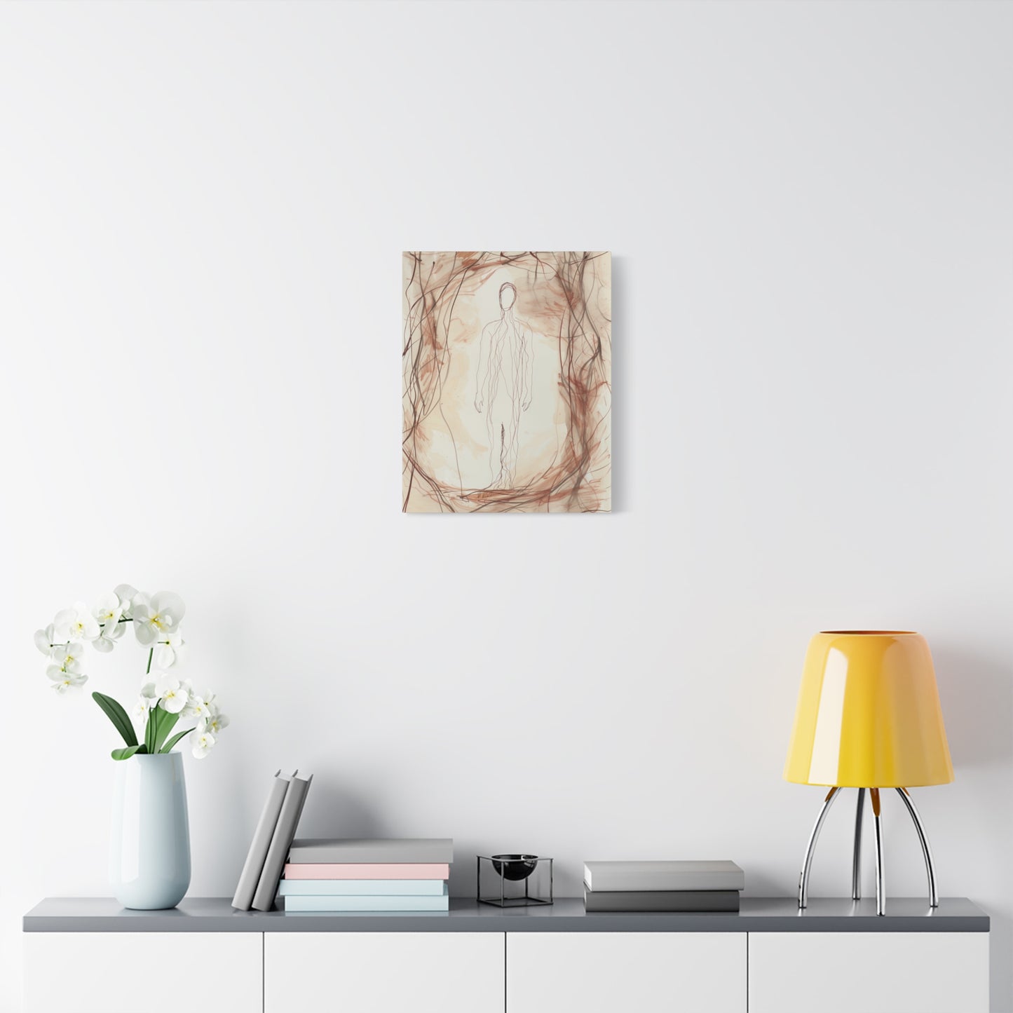 Soul's Silhouette Canvas Print