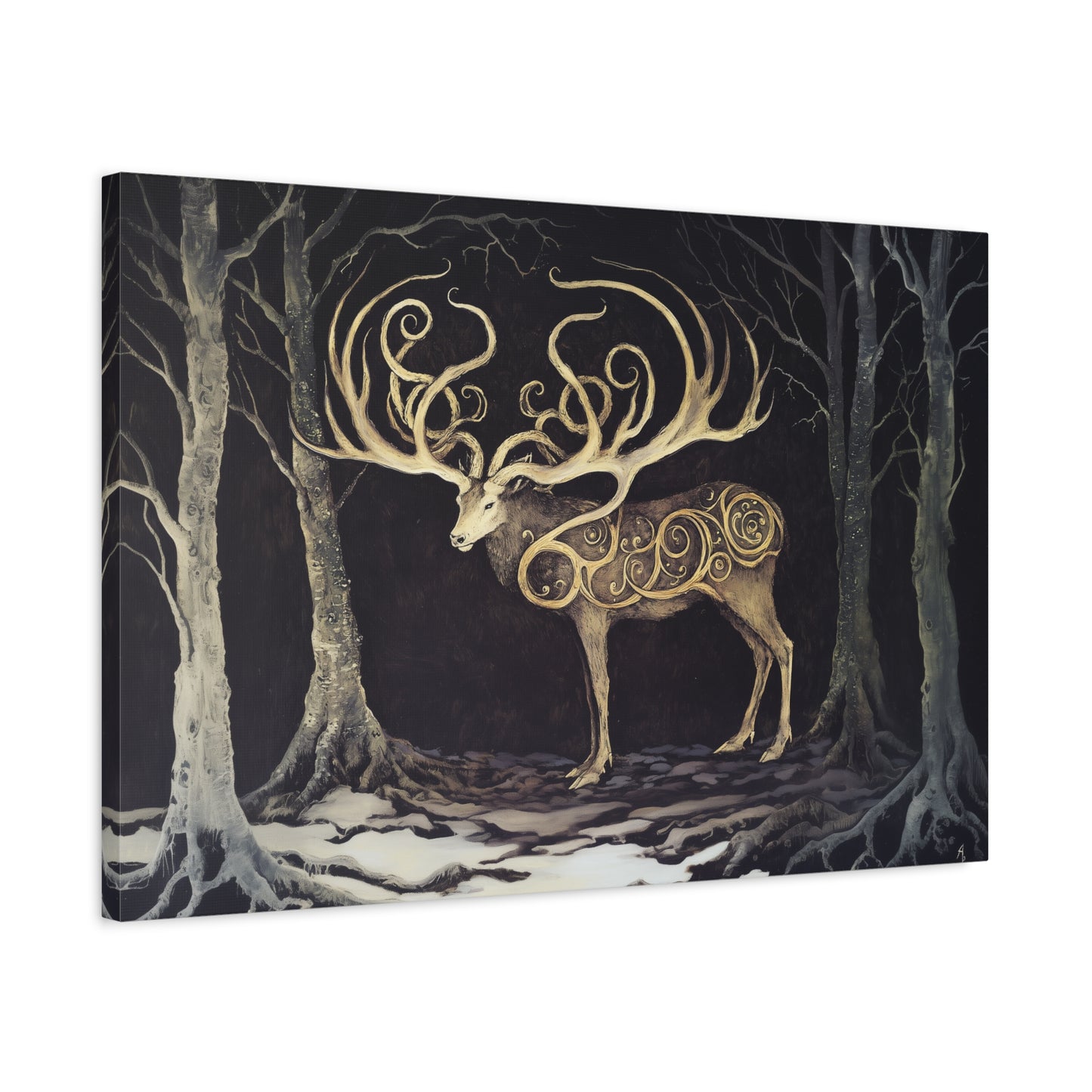 Stag of Eldamar Canvas Print