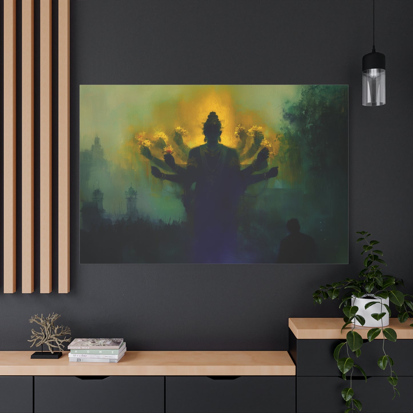 The Dreaming Deity Canvas Print