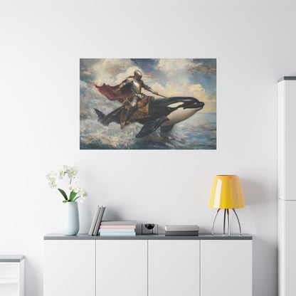 Leviathan's Knight Canvas Print