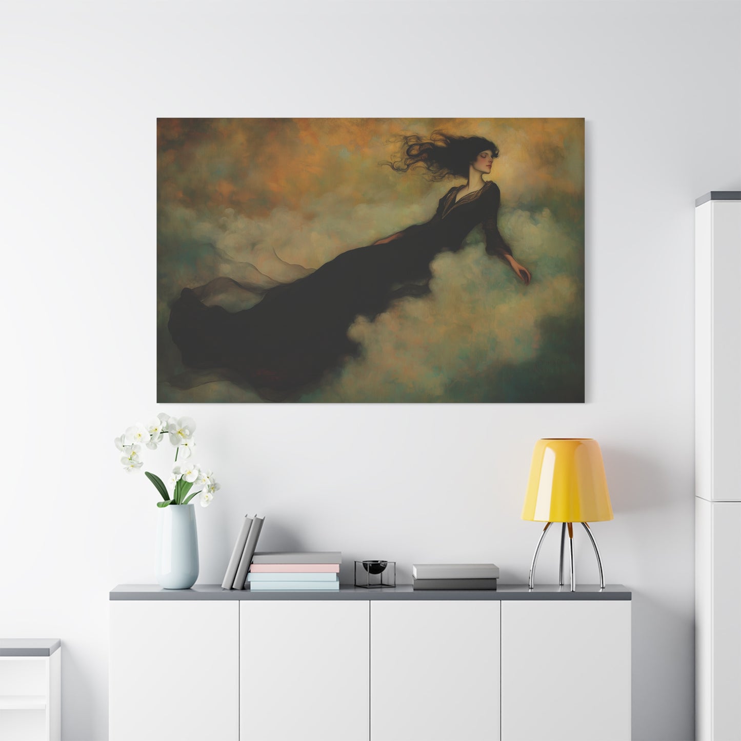 Rest in Clouds Canvas Print