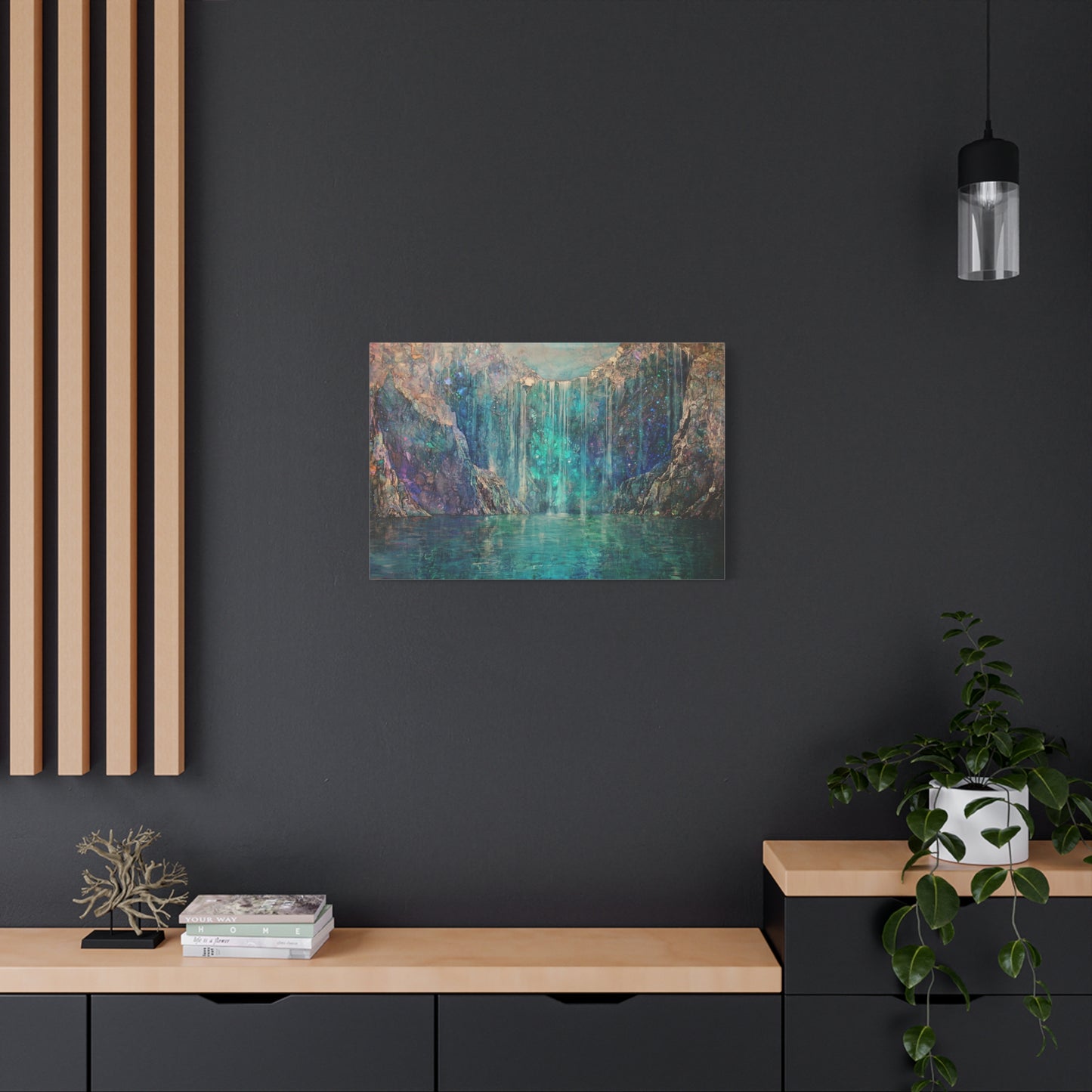 Falling Silence Canvas Print