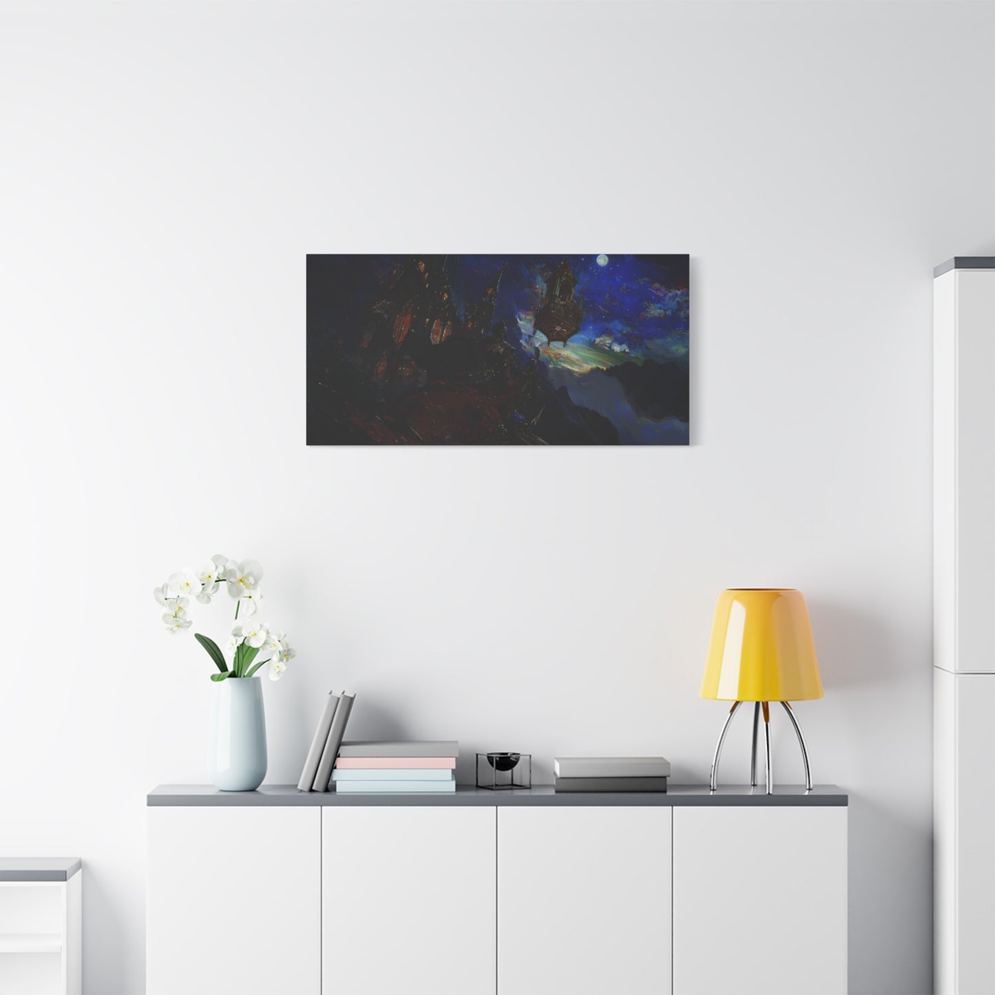 Shadowed Aegis Canvas Print