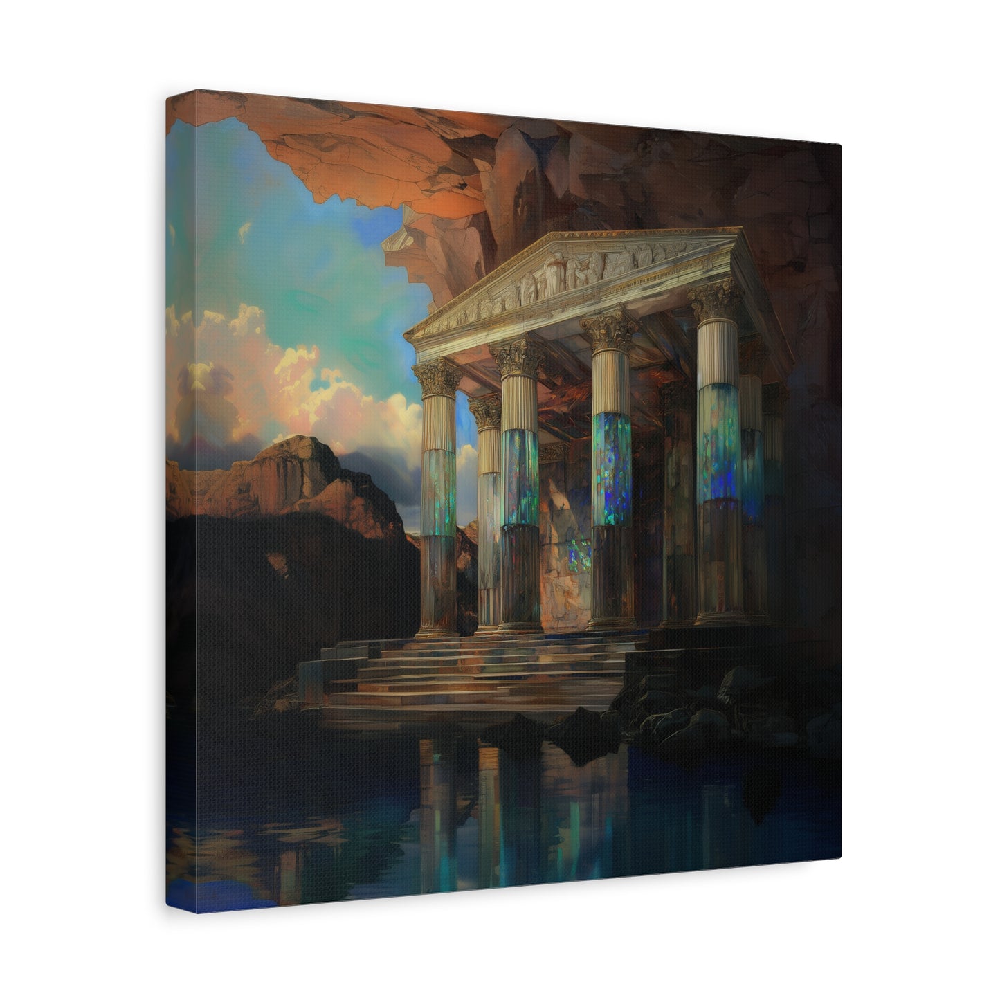 The Dreaming Temple Canvas Print