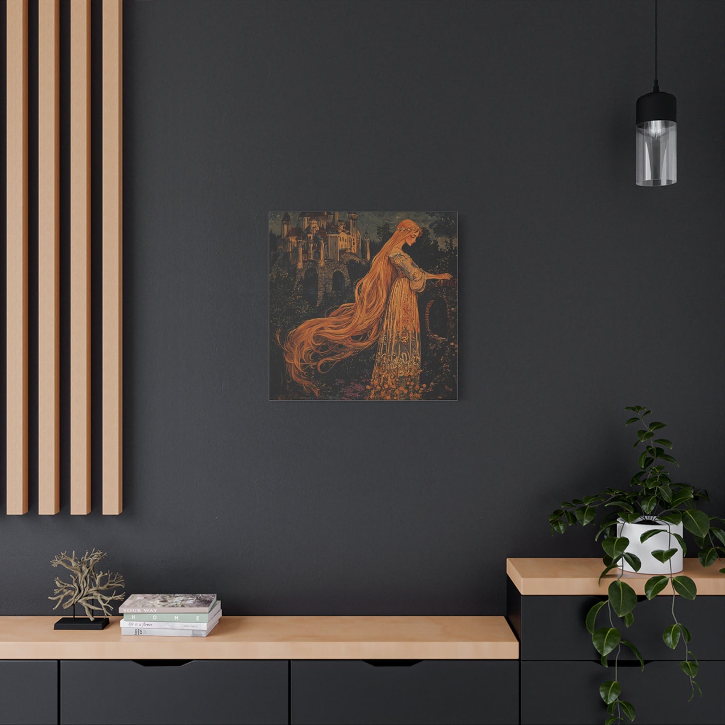 Silken Solitude Canvas Print