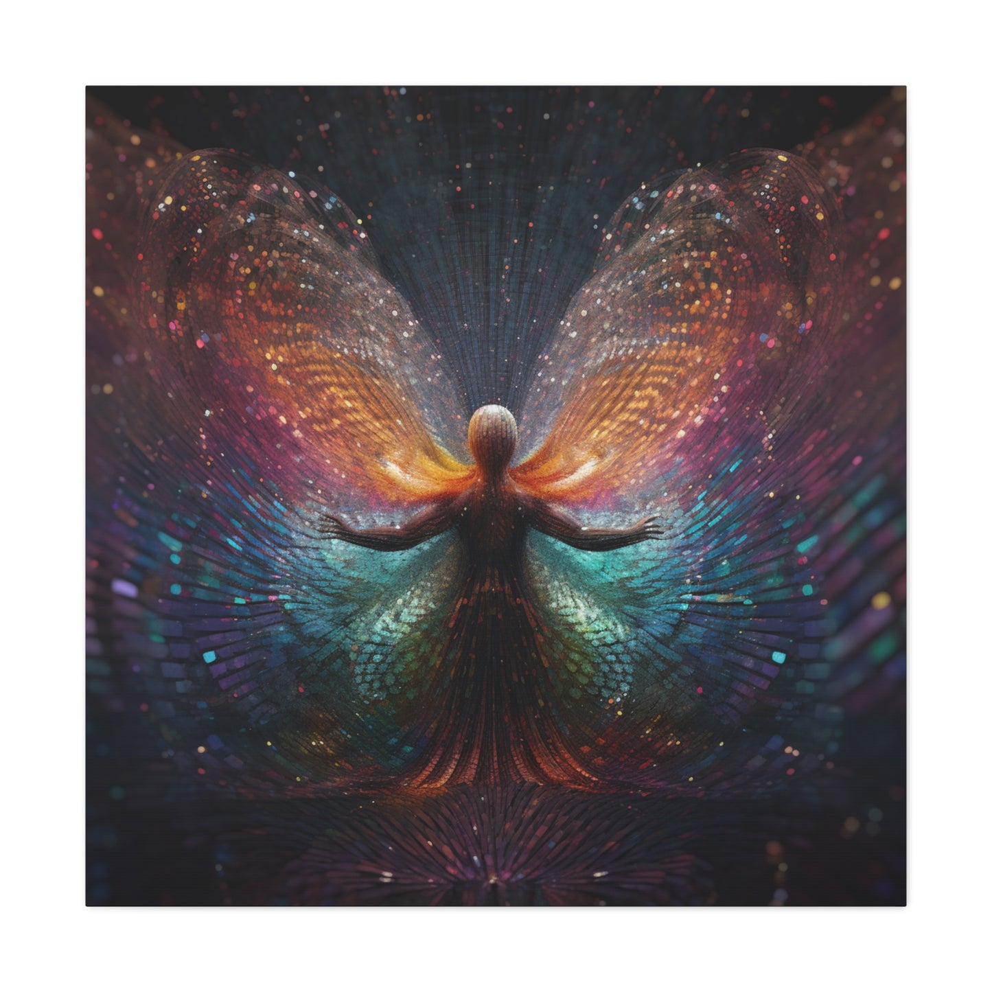 The Cosmic Unveiling Canvas Print