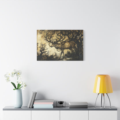 Stag of Ages Canvas Print