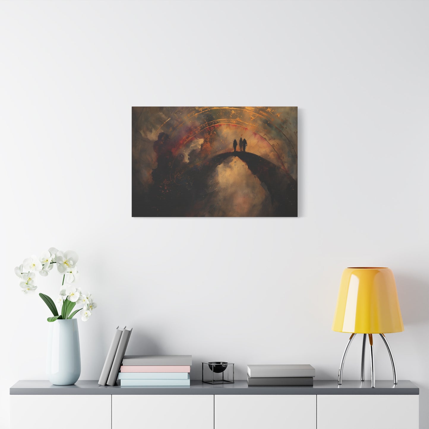 Twilight Pilgrims Canvas Print