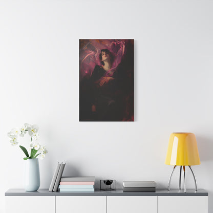 In Scarlet Silence Canvas Print