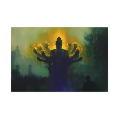 The Dreaming Deity Canvas Print