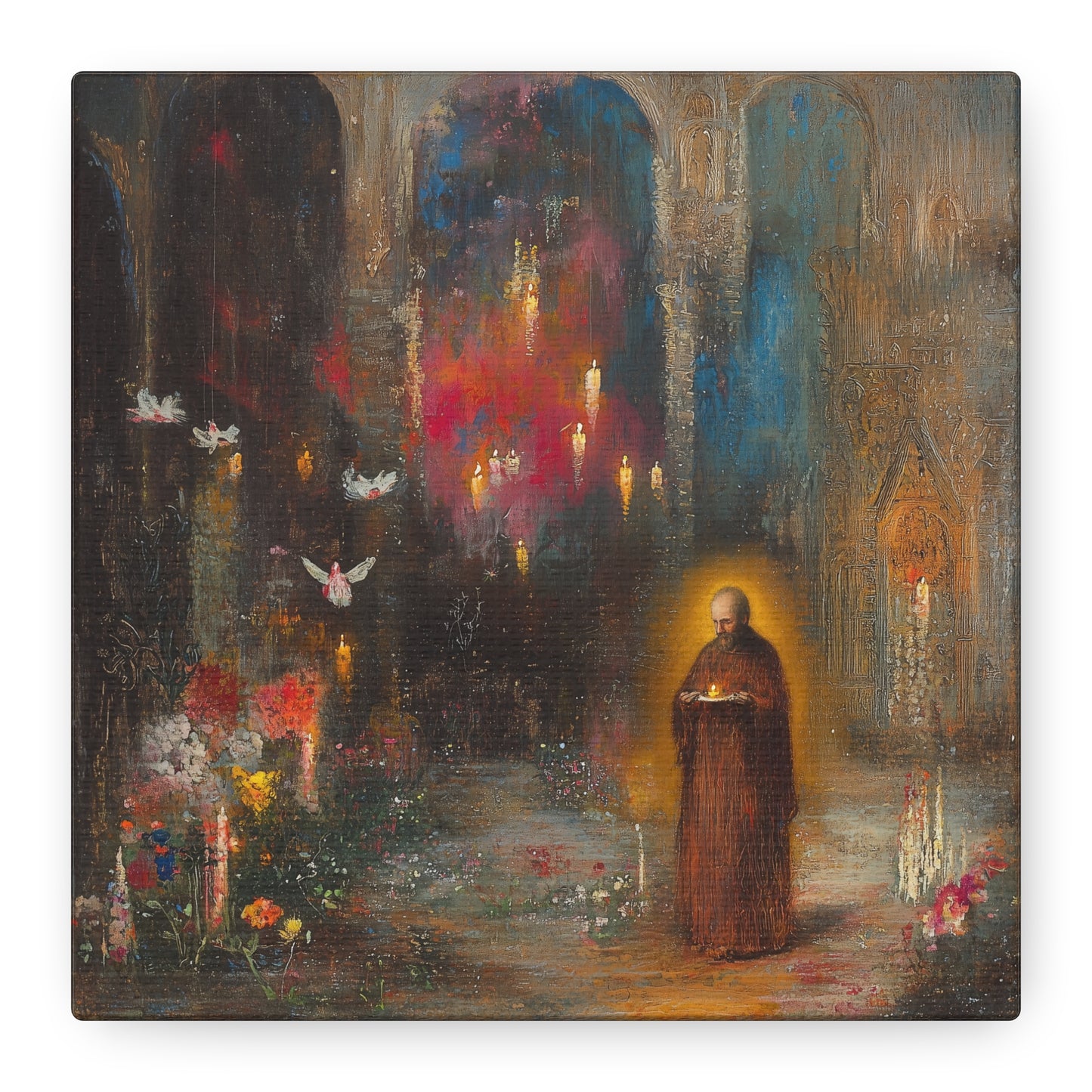 Candles of the Dreaming Canvas Print