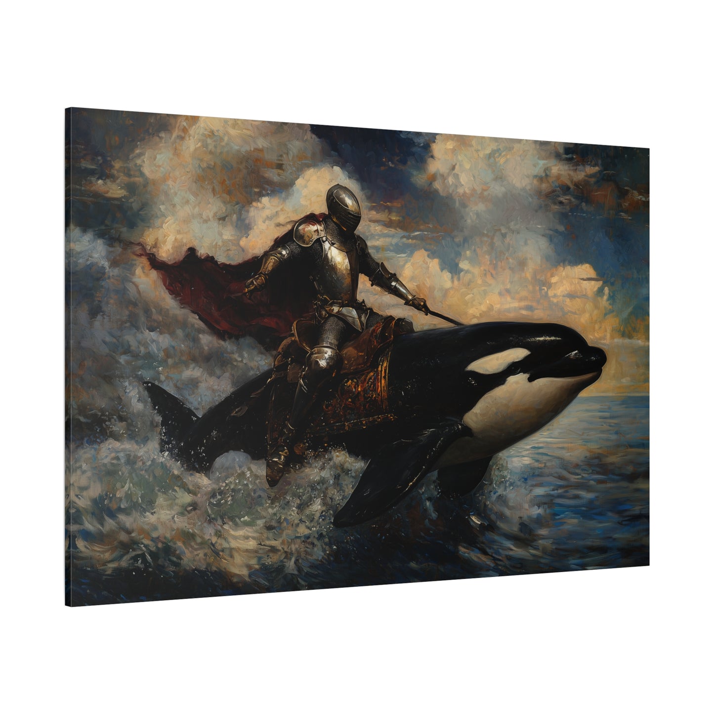 Ocean’s Valor Canvas Print