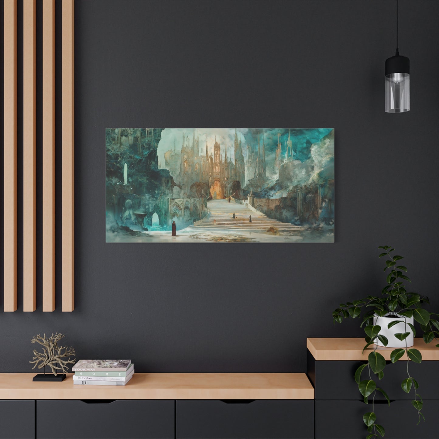 Eldritch City of Aeons Canvas Print