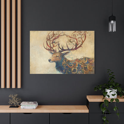 Stag of Yavanna Canvas Print