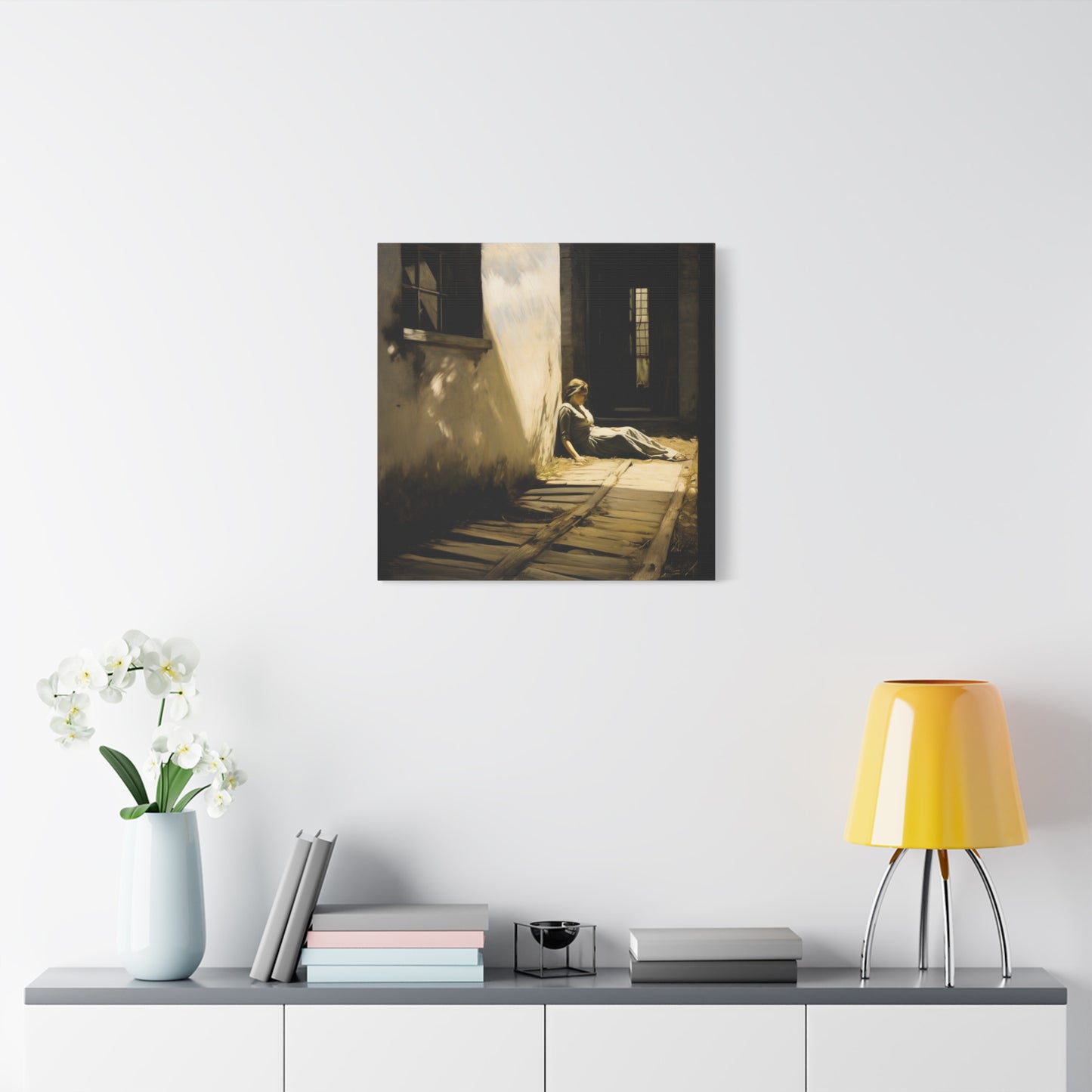 Shadow's Embrace Canvas Print