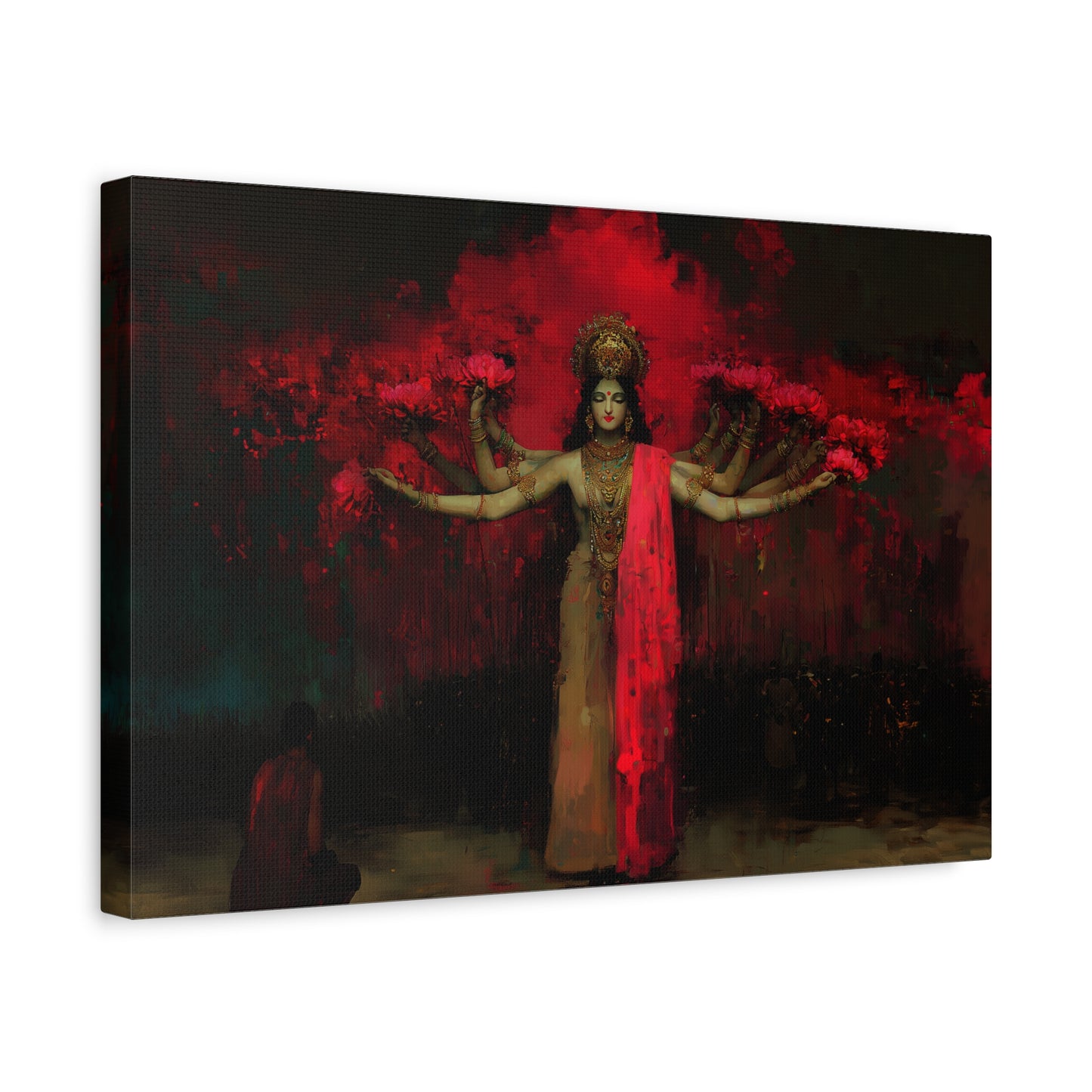 The Crimson Dreamer Canvas Print