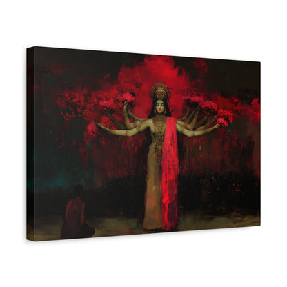 The Crimson Dreamer Canvas Print