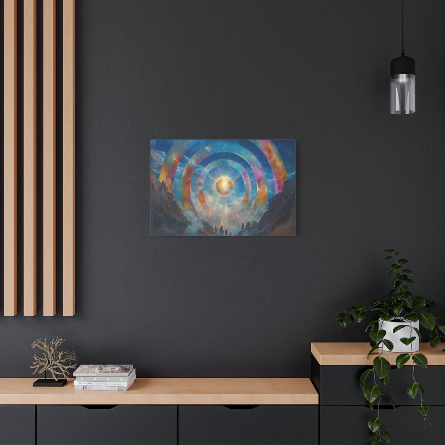 Rings of Light Canvas Print