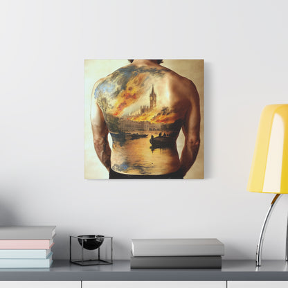 A Blaze Within Canvas Print