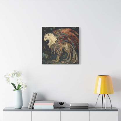 Feathered Infinity Canvas Print