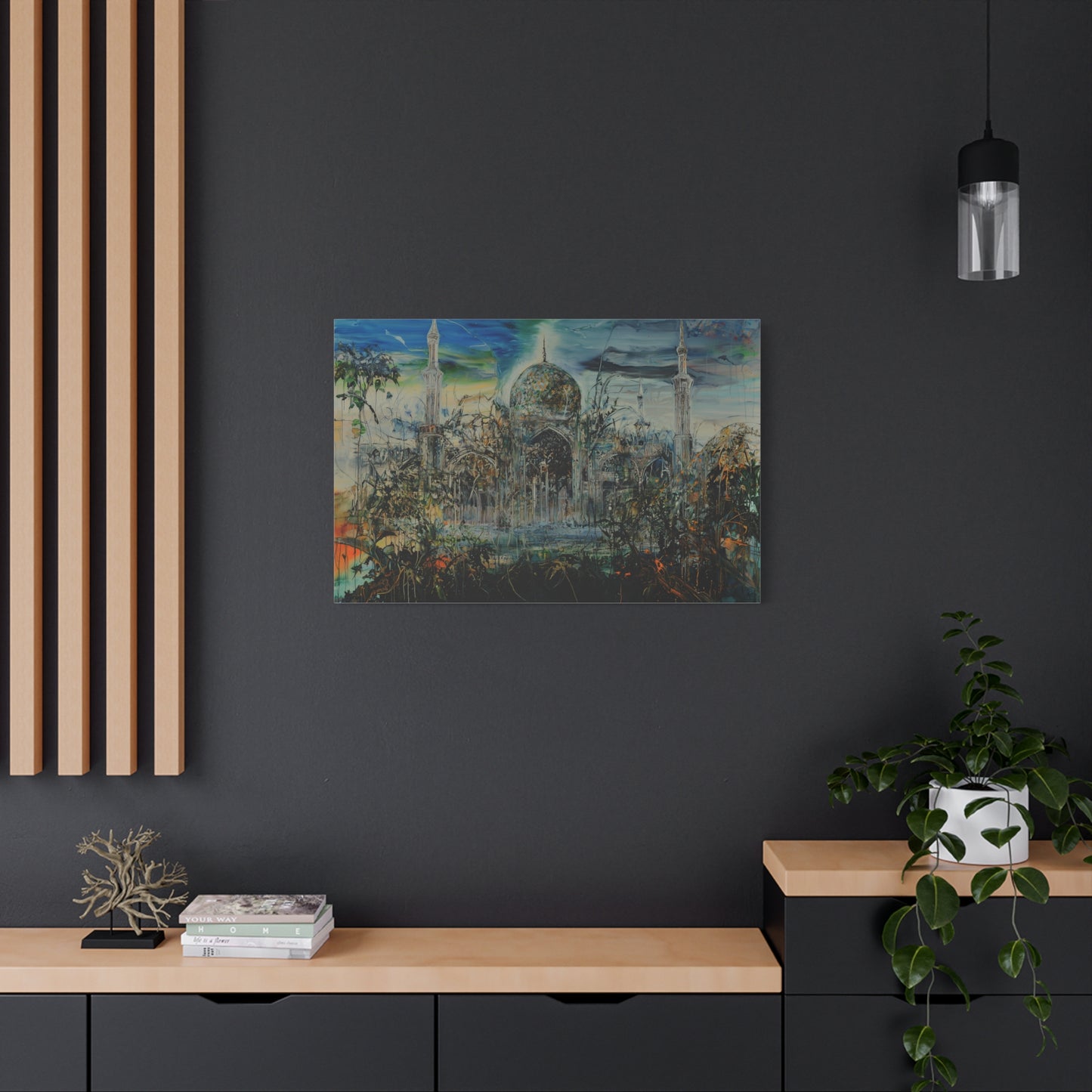 Serene Edifice Canvas Print