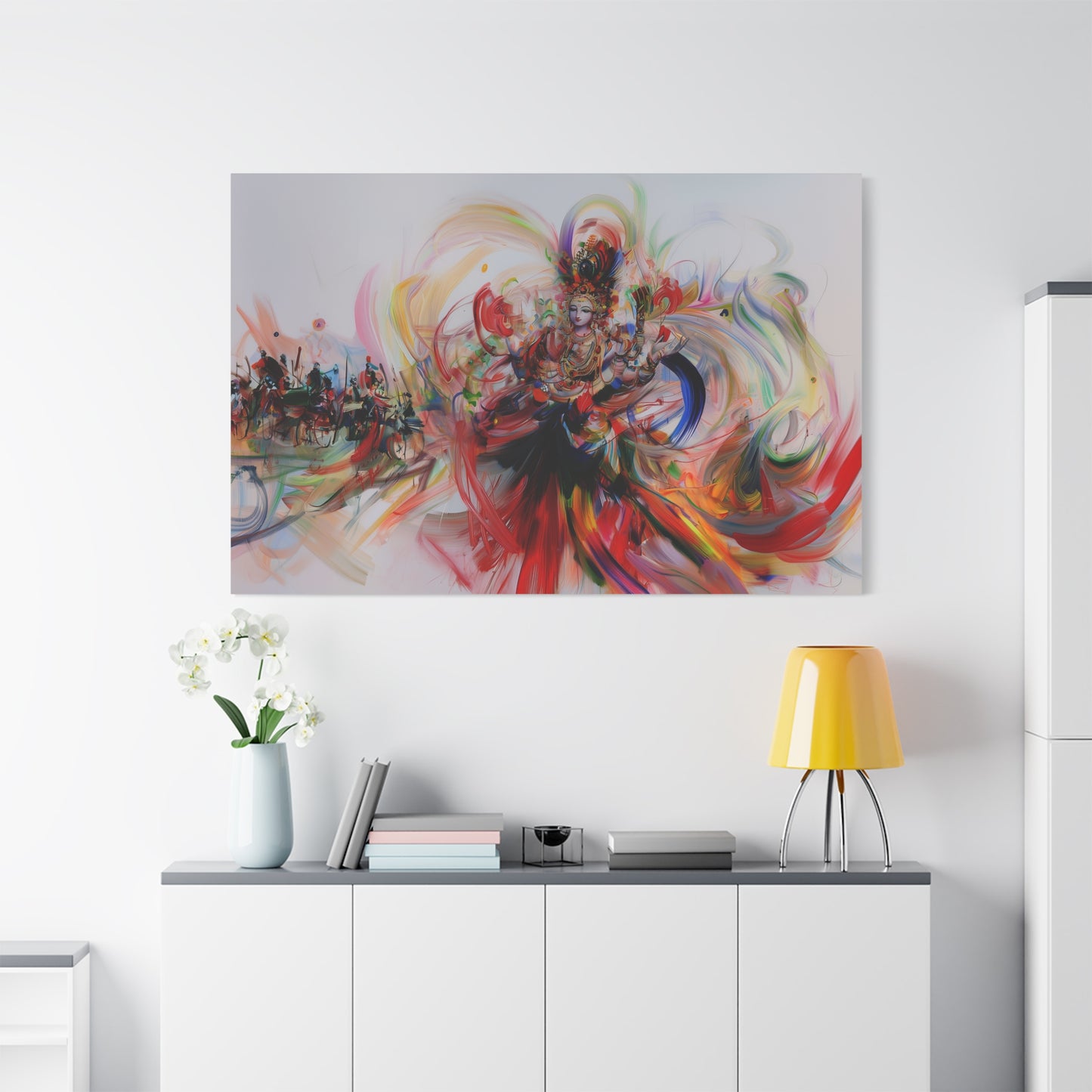 Kaleidoscope Heart Canvas Print