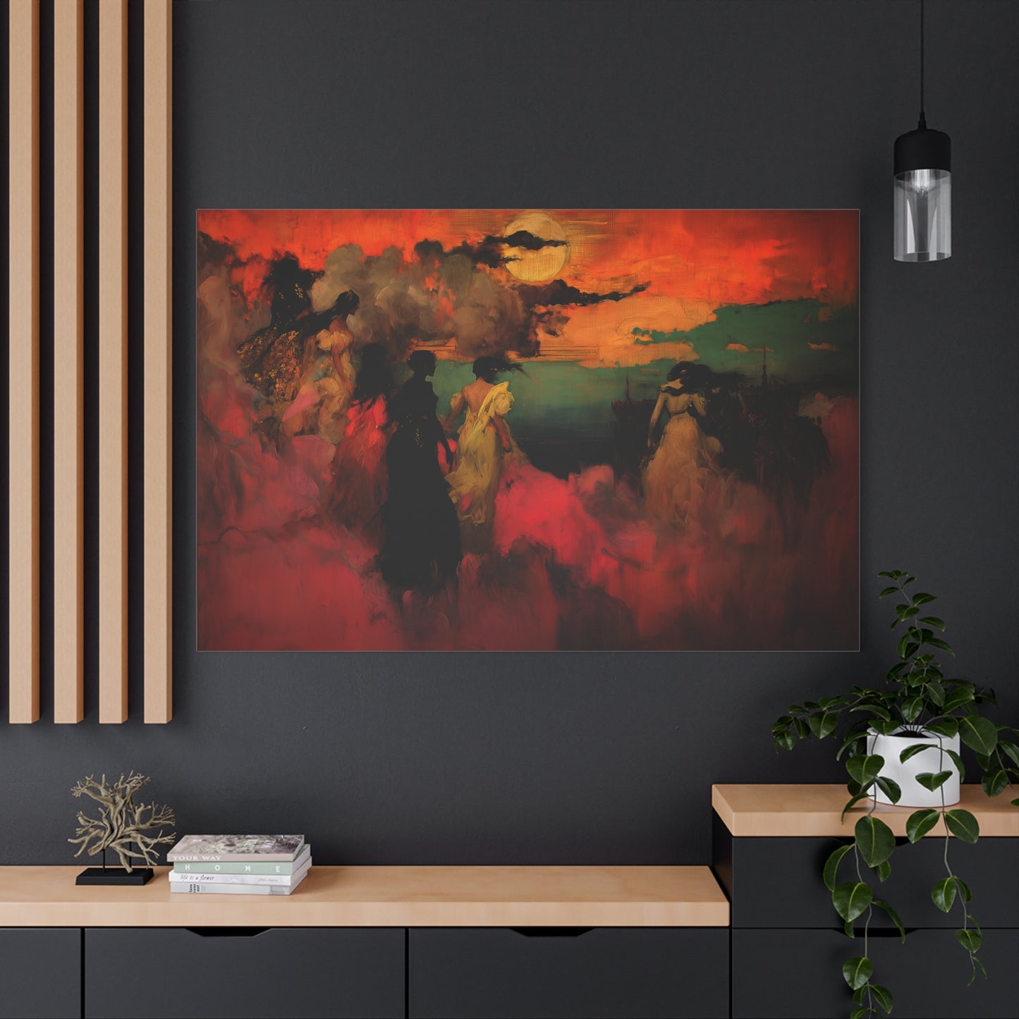 Shroud of Dusk Canvas Print