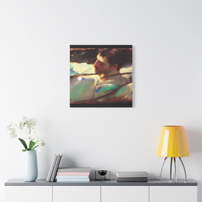 The Dreamer's Veil Canvas Print