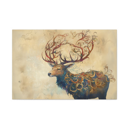 Elk of Eldar Canvas Print