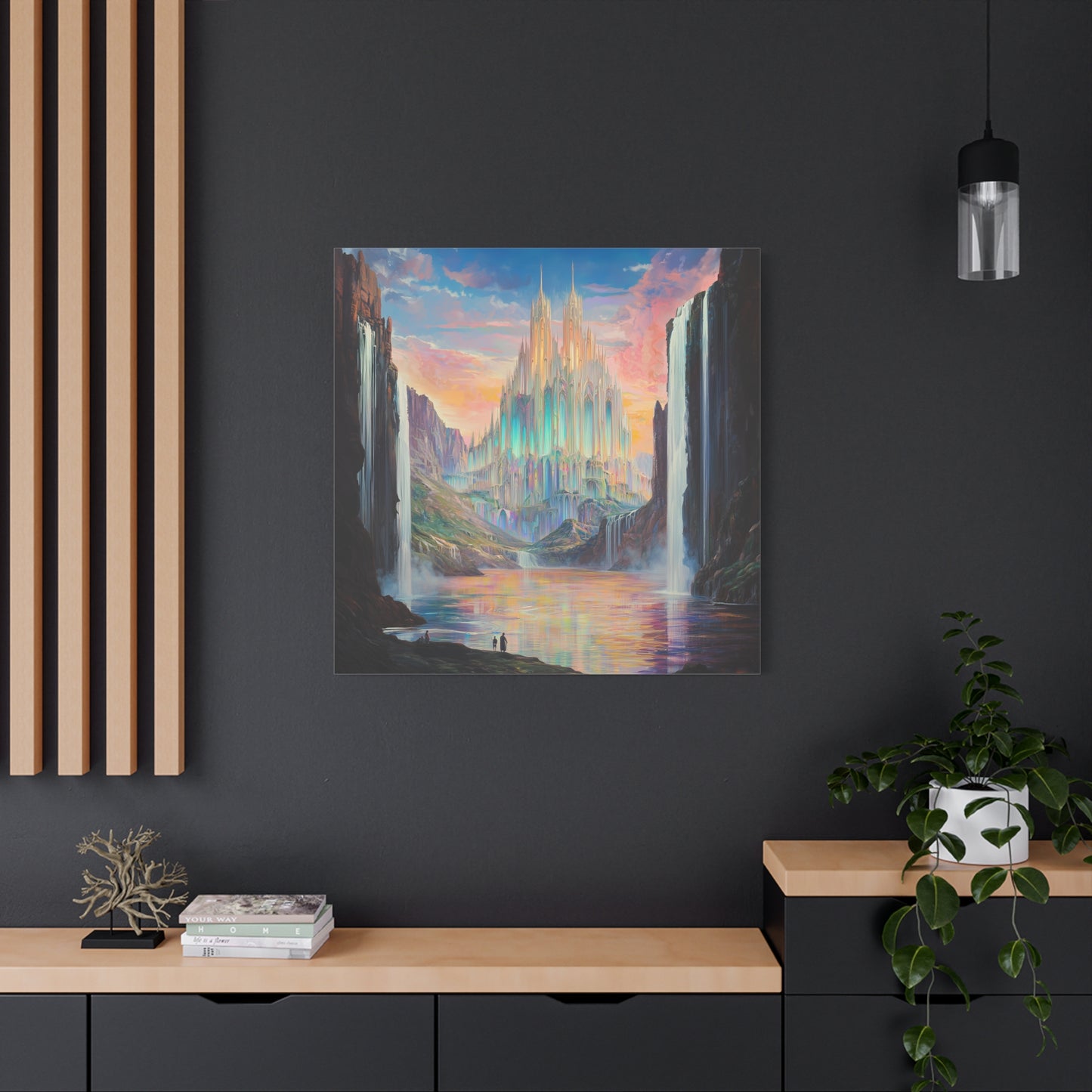 Dreamweaver's Citadel Canvas Print