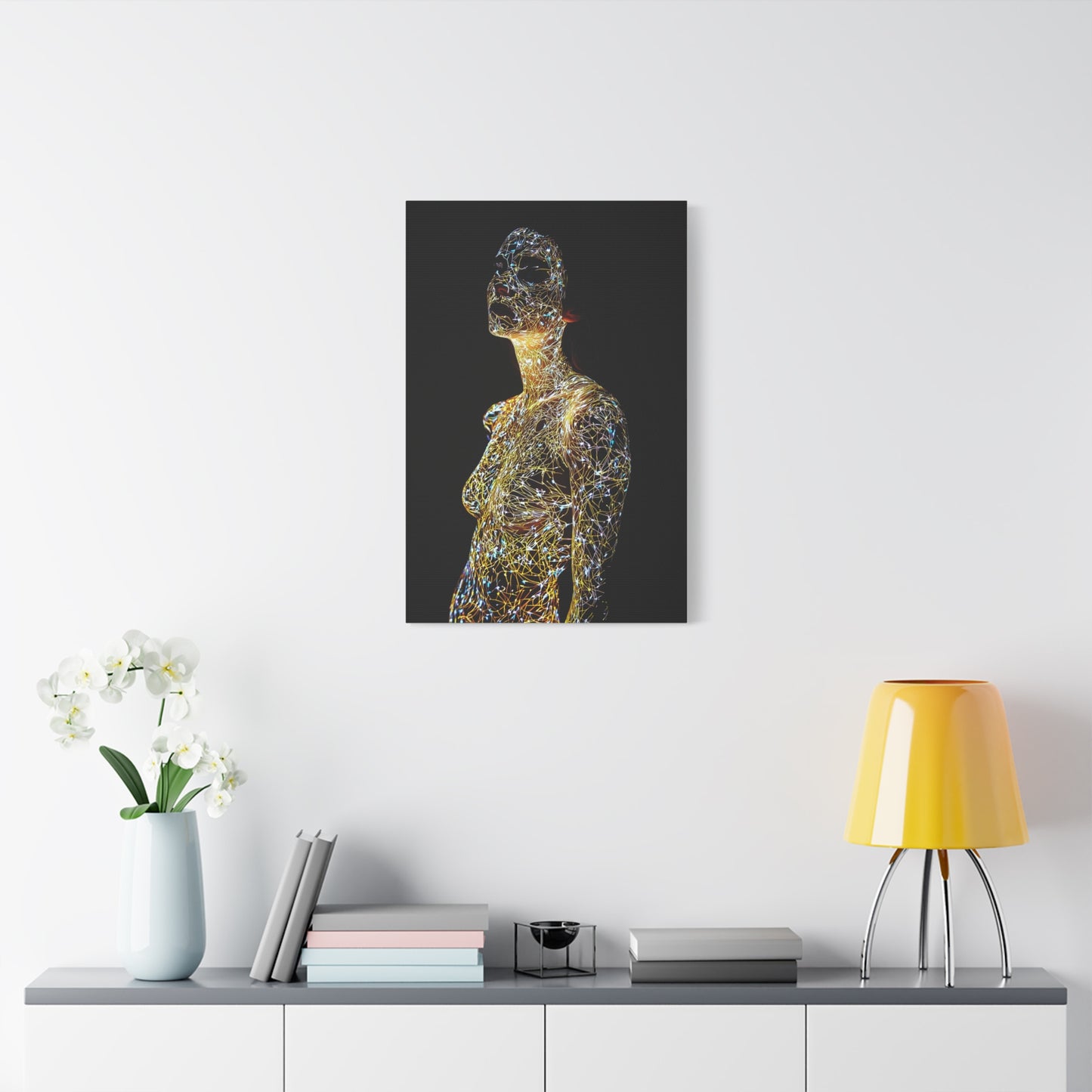 Radiant Pulse Canvas Print