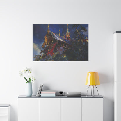 Noble Stronghold Canvas Print