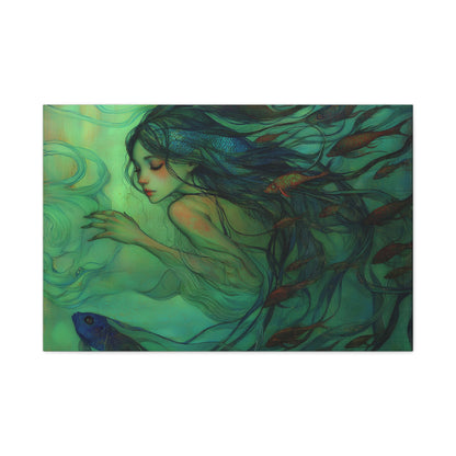 The Mermaid's Lament Canvas Print