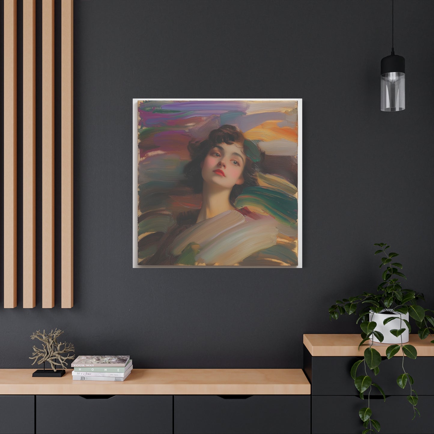 Lady of the Silken Veil Canvas Print