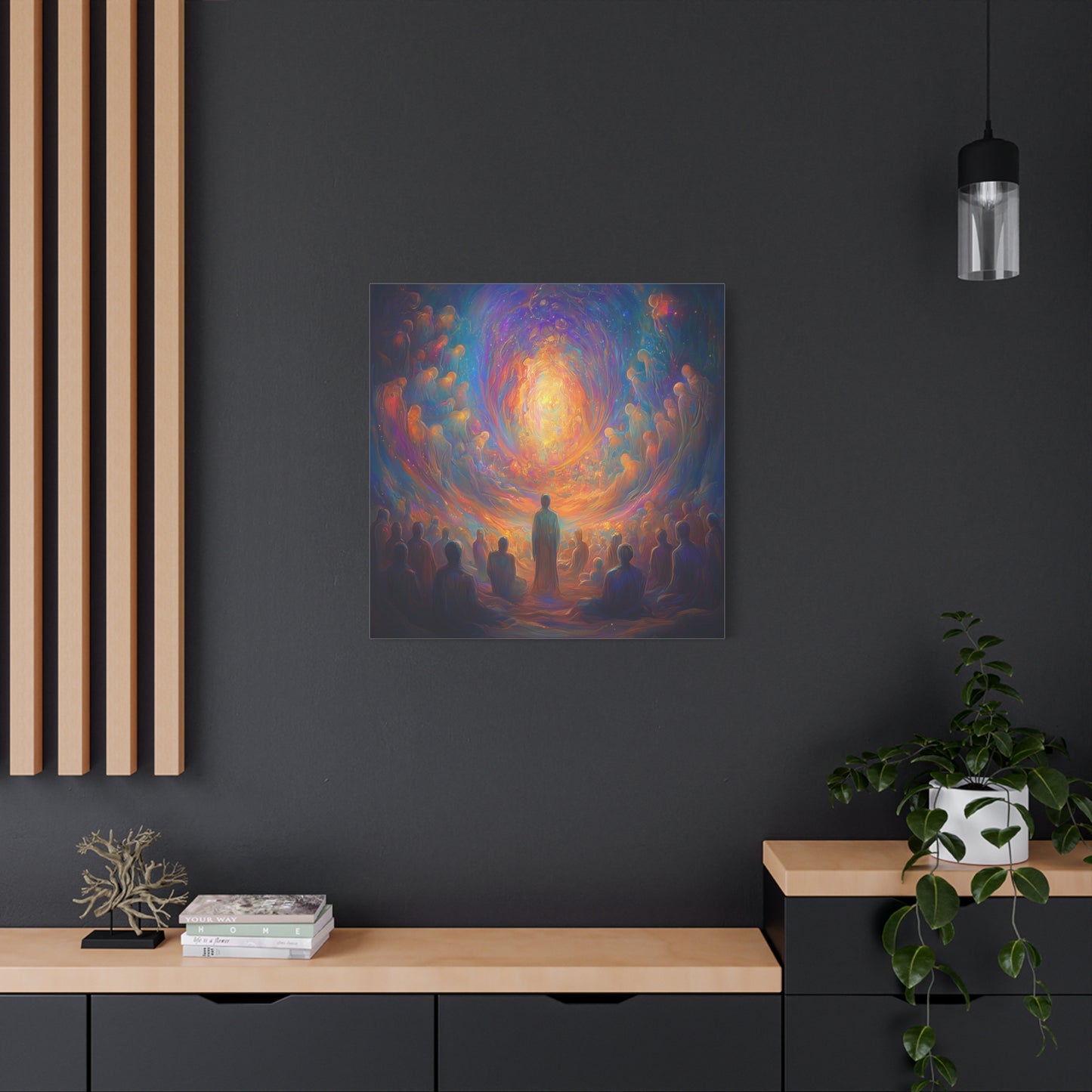 Souls in Silence Canvas Print