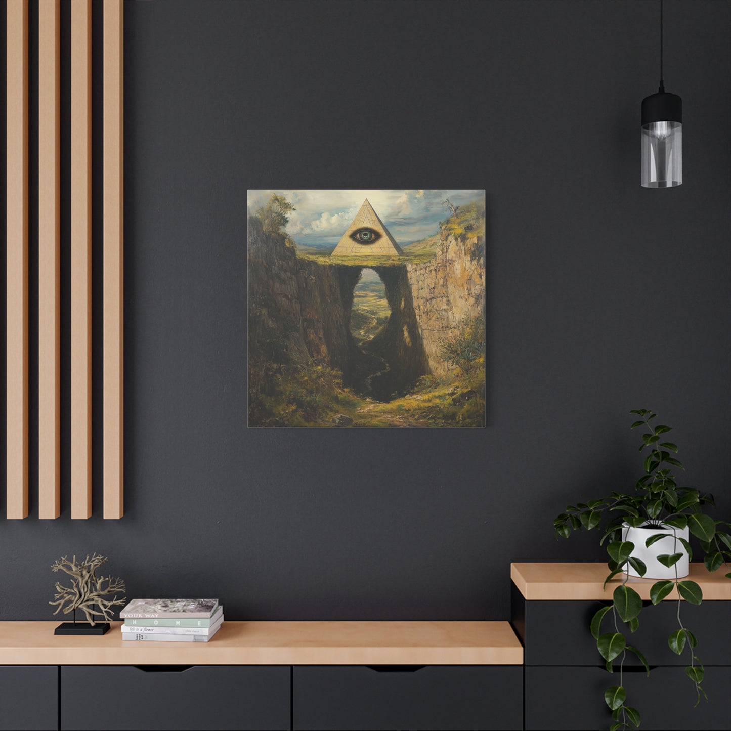 The Watchful Peak Canvas Print