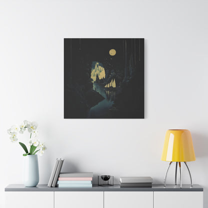 Moonlit Voyage Canvas Print