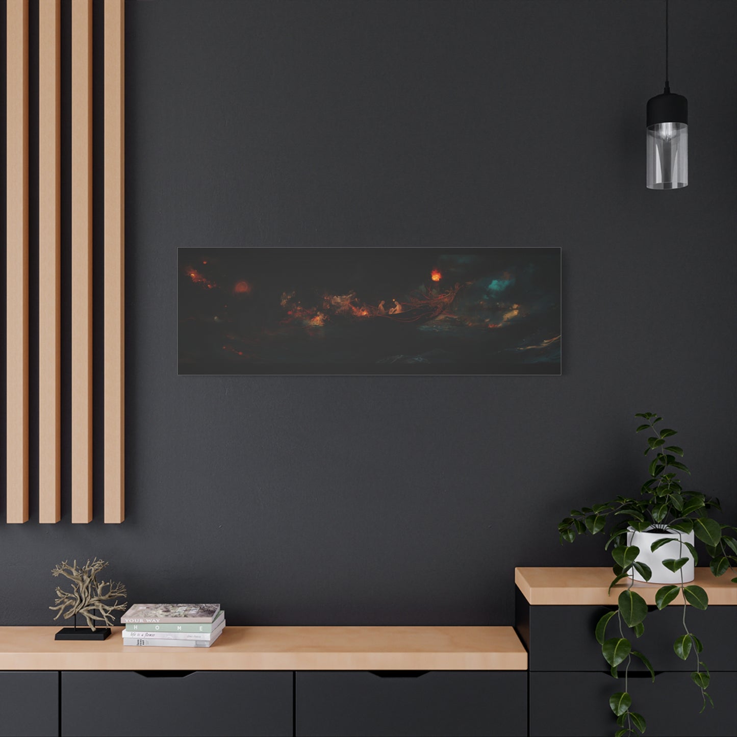 The Balance of Flame Canvas Print