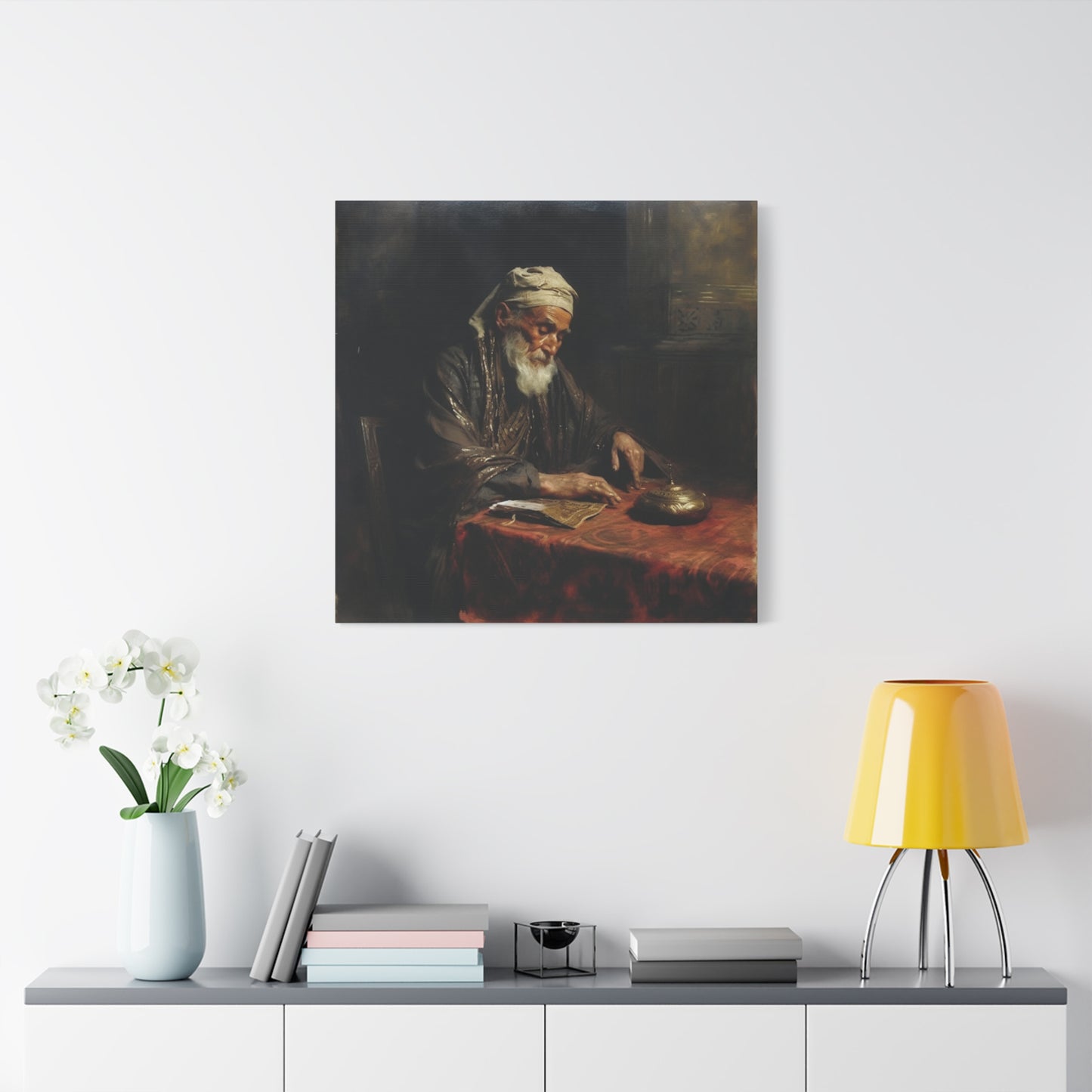 The Elder's Enigma Canvas Print