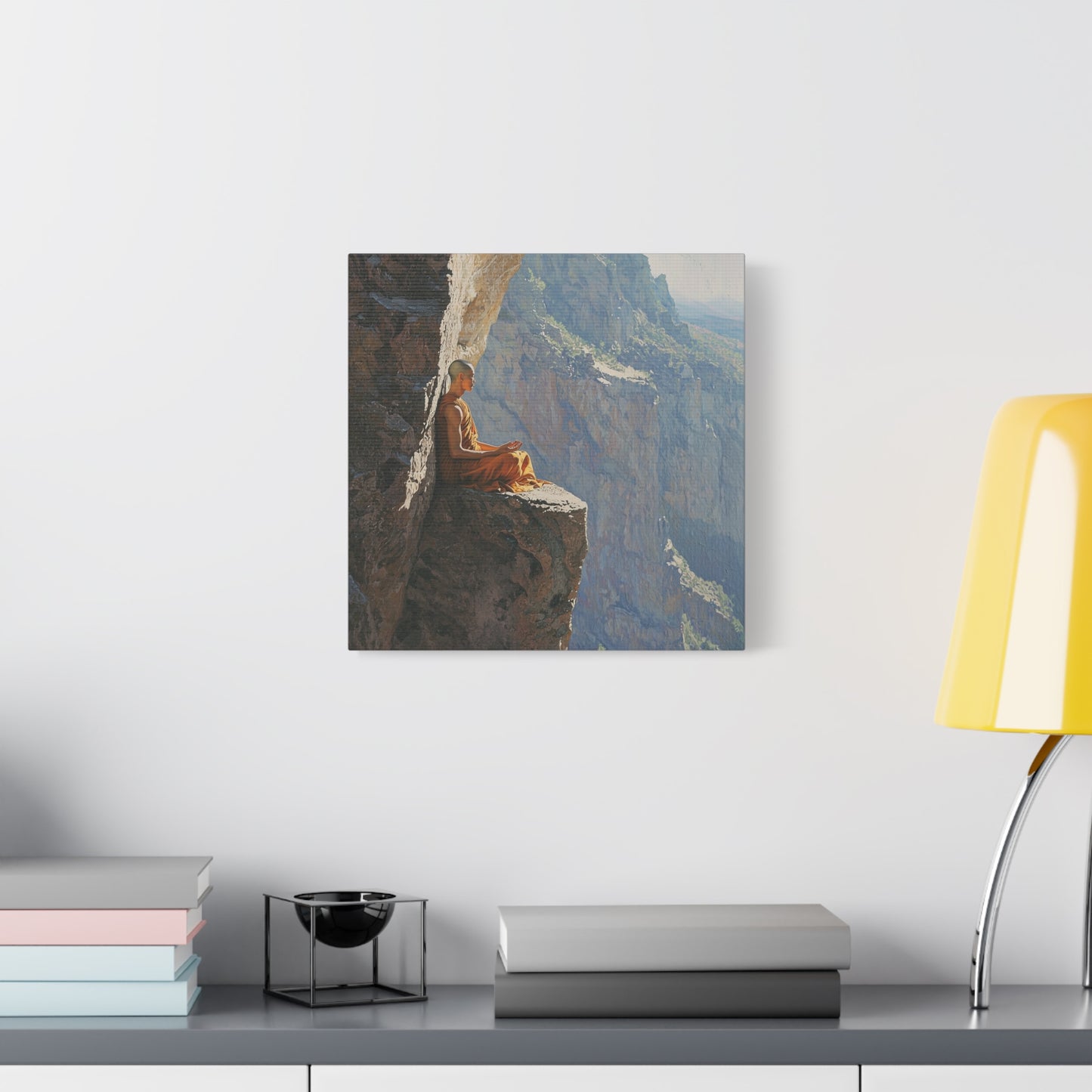 Balance of the Cliff Canvas Print