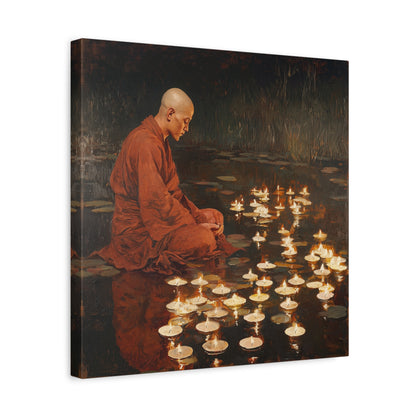 Whispering Flames Canvas Print