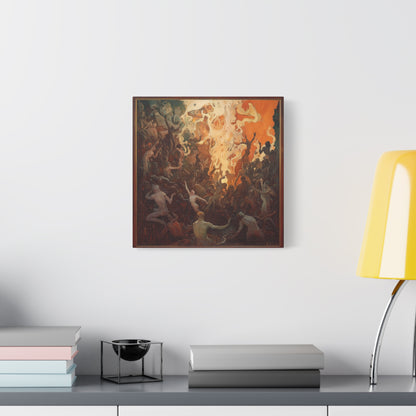 Flame's Whisper Canvas Print