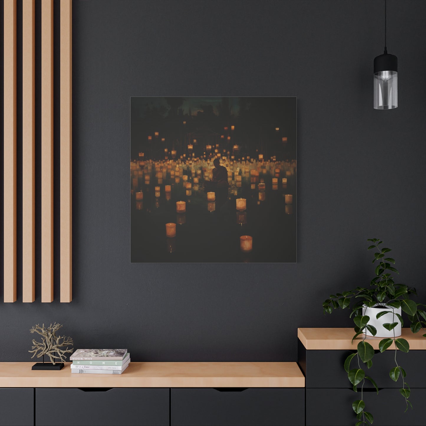 Whispering Lanterns Canvas Print