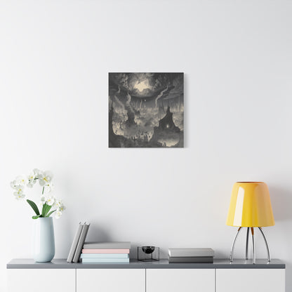 Where Night Dwells Canvas Print