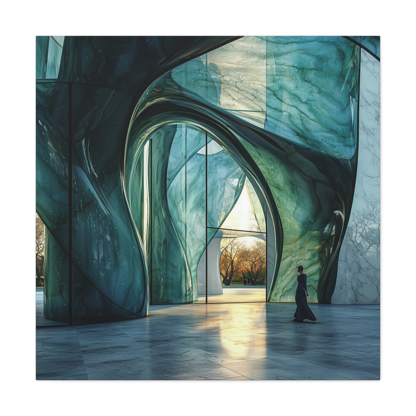 Through the Arch Canvas Print