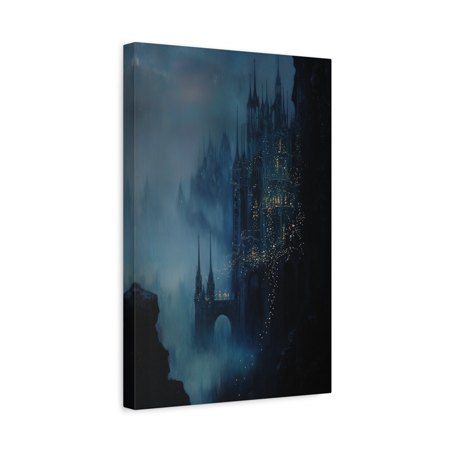 The Misty Spires Canvas Print