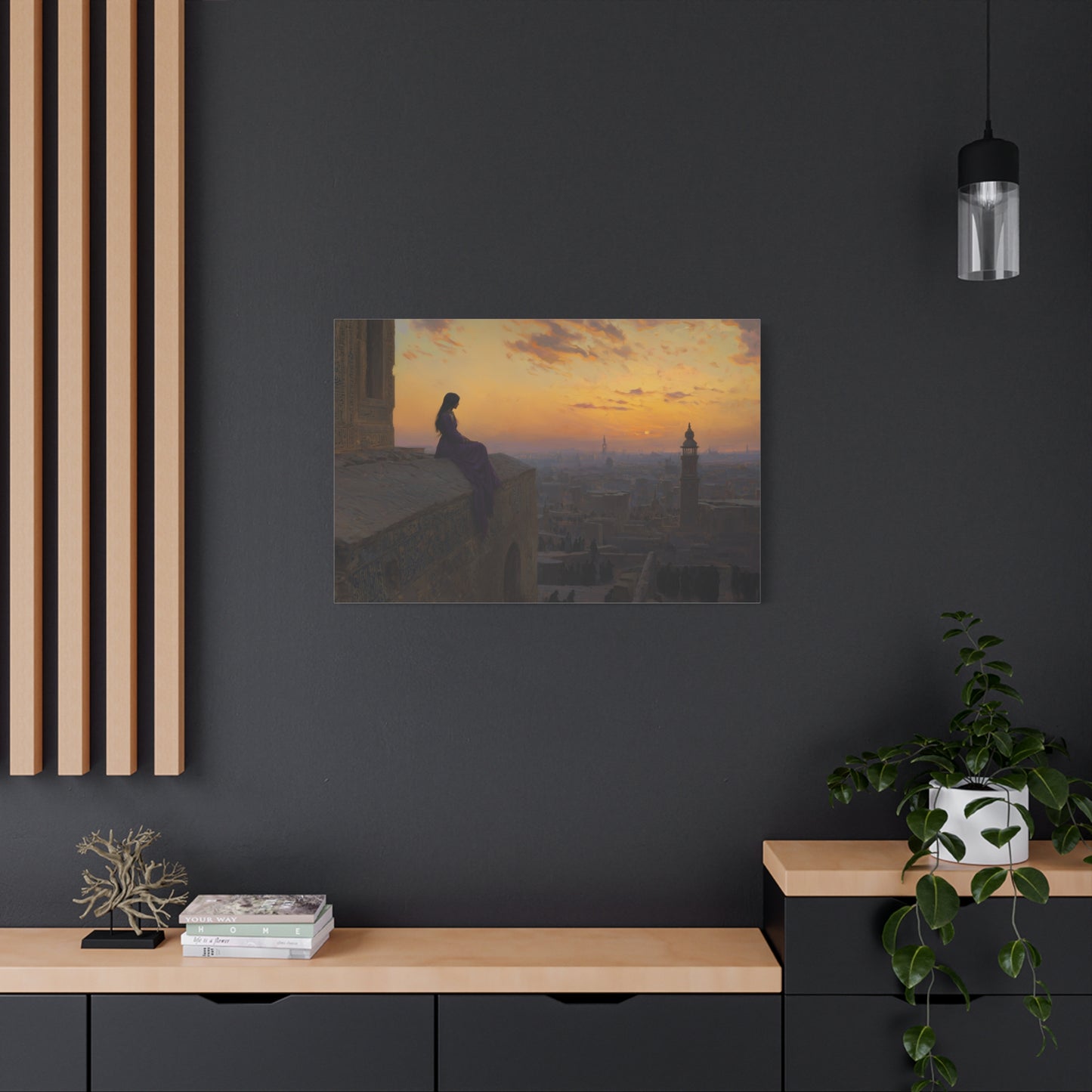 Silent Solitude Canvas Print